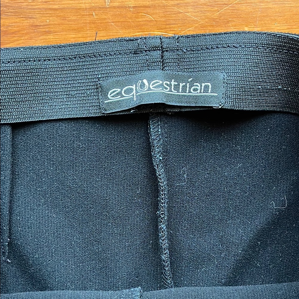 Equestrian Design Ribbed Pants - Picture 2 of 7